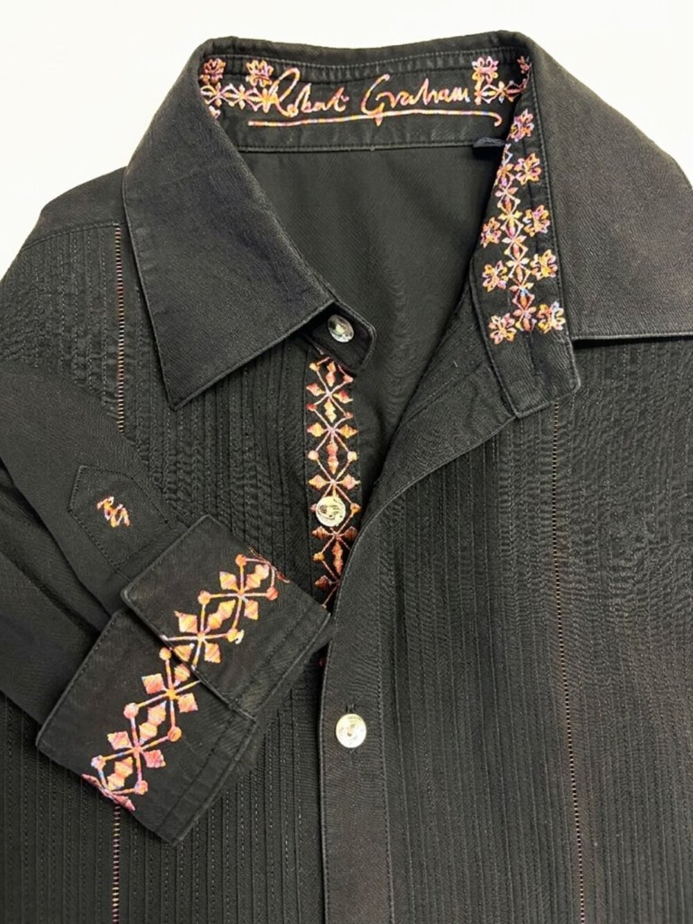 Robert Graham Men’s Button-Front Shirt Medium